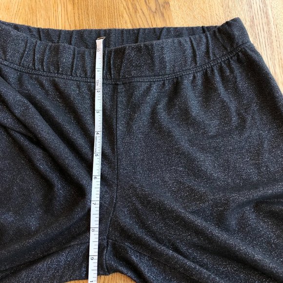 American Eagle Black Shimmer Leggings Hi Rise Medium - Picture 7 of 8